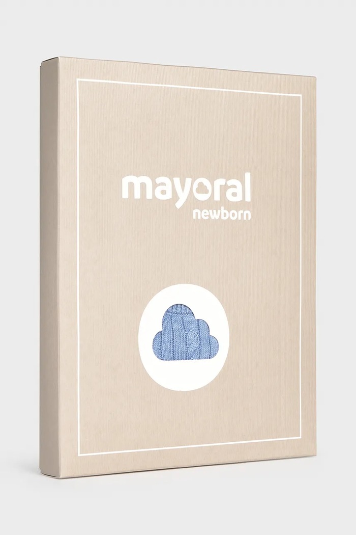 Комплект за бебе от памук Mayoral Newborn син 2503.1D.Newborn.9BY2