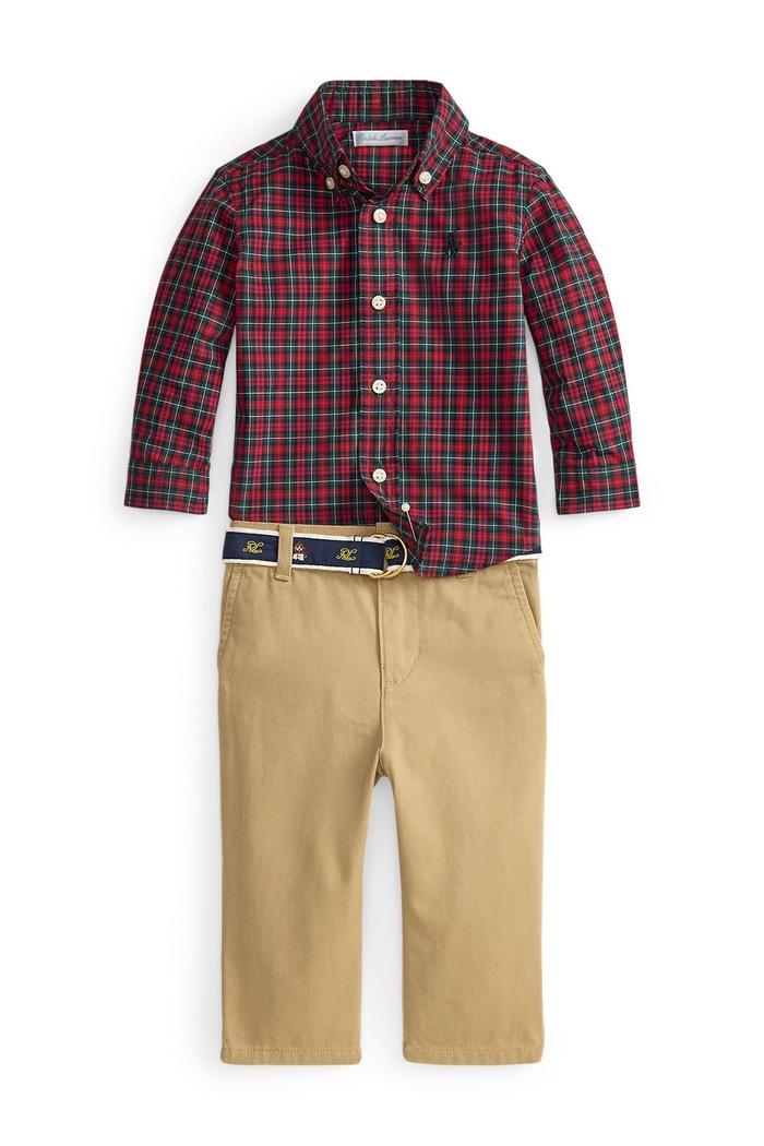 Polo Ralph Lauren Komplet otroški bombažen rdeča 320B28719001
