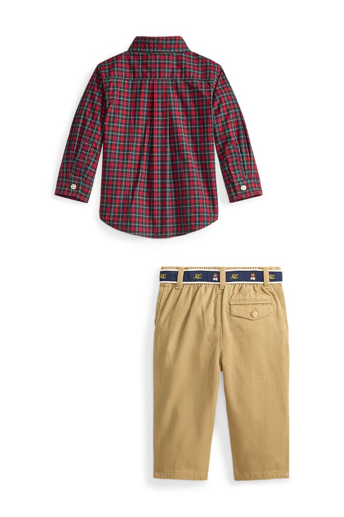 Polo Ralph Lauren Komplet otroški bombažen 320B28719001 rdeča AW26