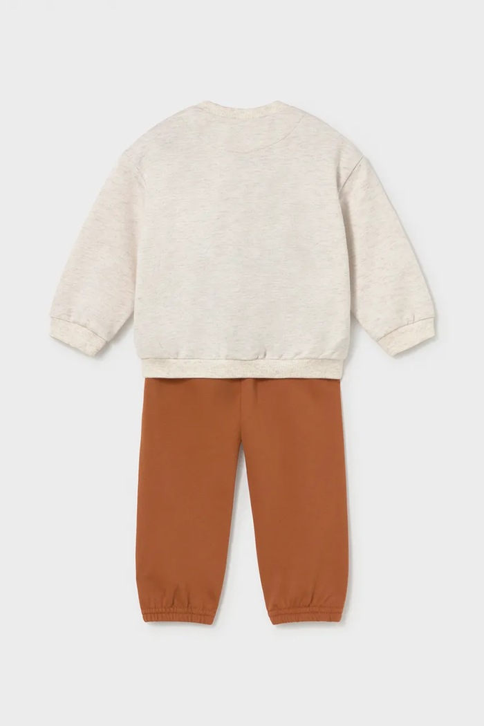 Mayoral komplet trenirka za djecu s pamukom 2833.3C.Baby.9BY2 narančasta AW26
