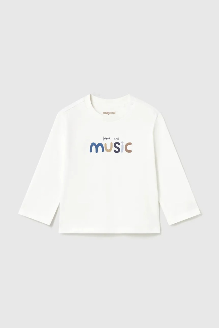 Mayoral σετ φόρμας παιδικό με βαμβάκι 2832.3C.Baby.9BY2 καφέ AW26