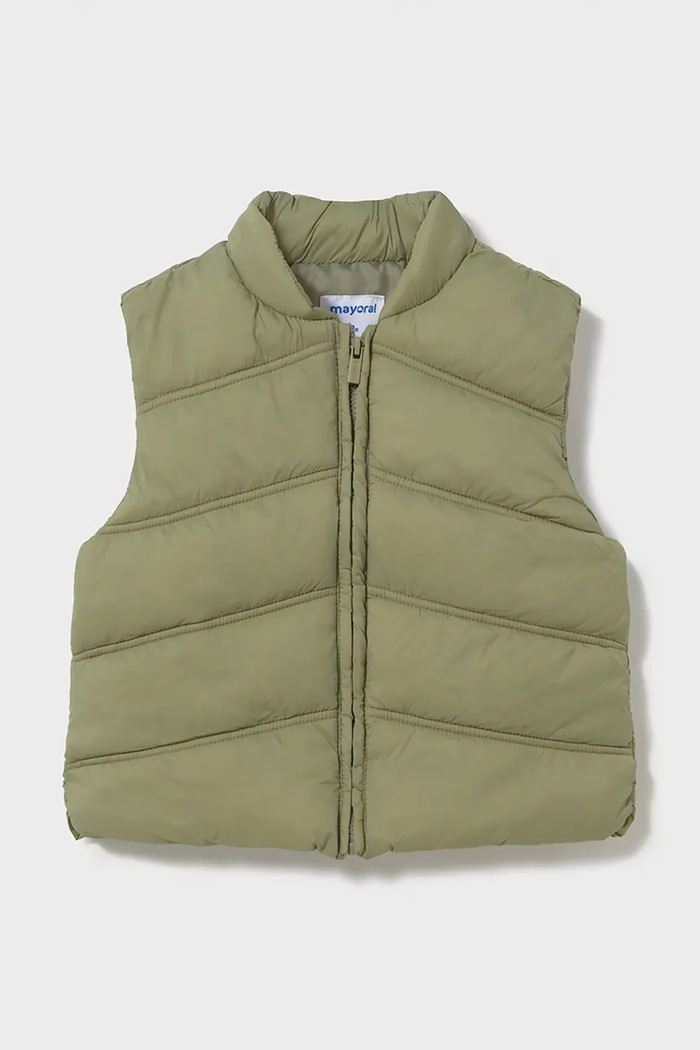 Mayoral Komplet dresowy dziecięcy z bawełną 2687.3C.Baby.9BY2 zielony AW26