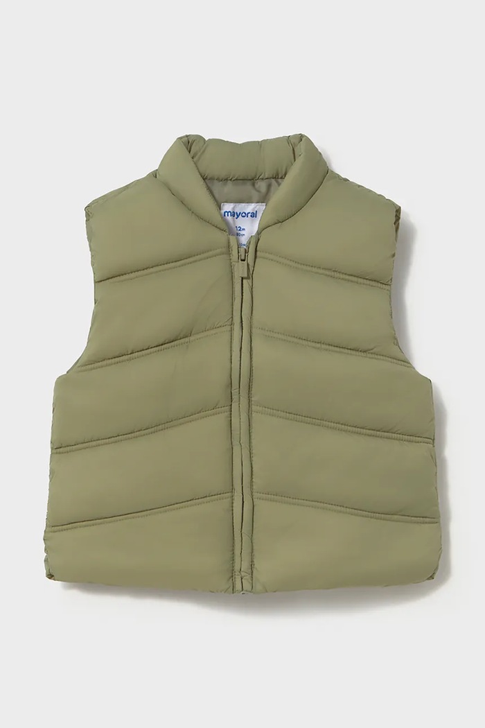 Mayoral трикотажний комплект дитячий з бавовною 2687.3C.Baby.9BY2 бежевий AW26