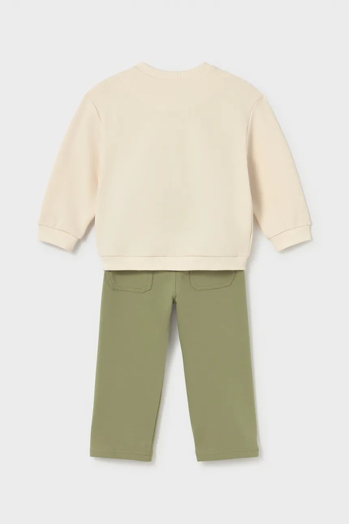 Mayoral komplet trenirka za djecu s pamukom 2551.3A.Baby.9BY2 zelena AW26