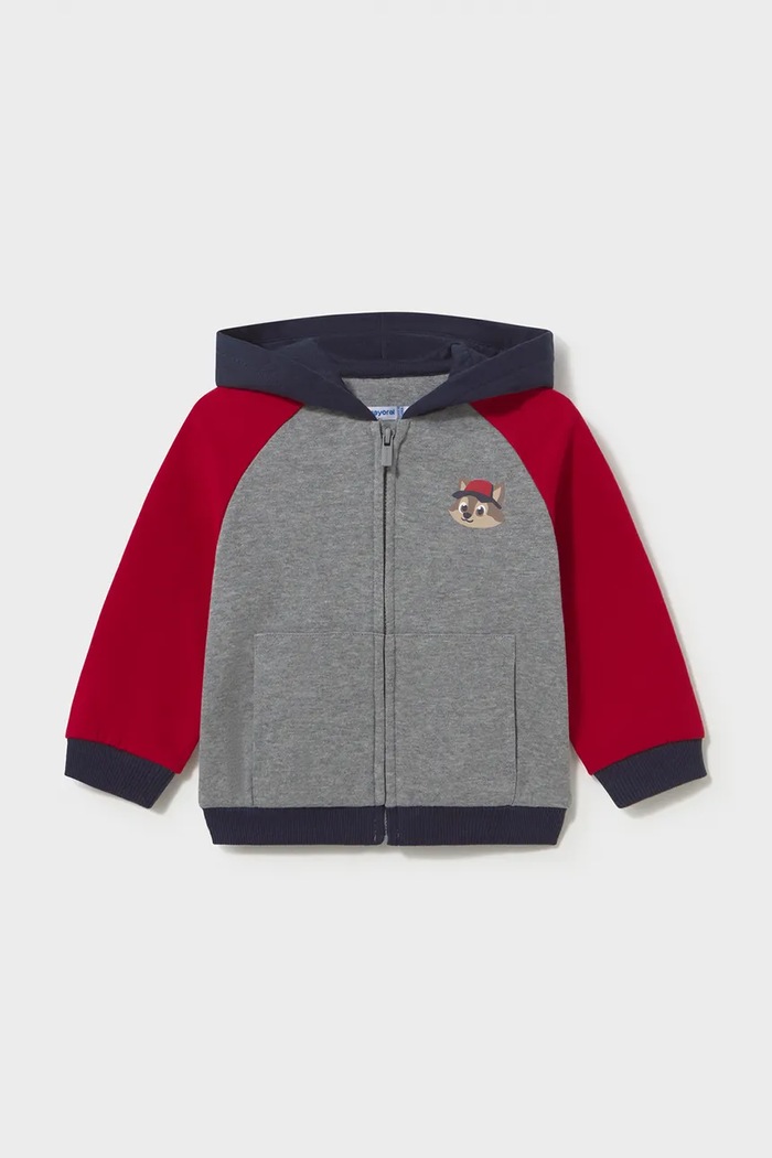 Mayoral komplet trenirka za djecu s pamukom 918.3D.Baby.9BY2 crvena AW26