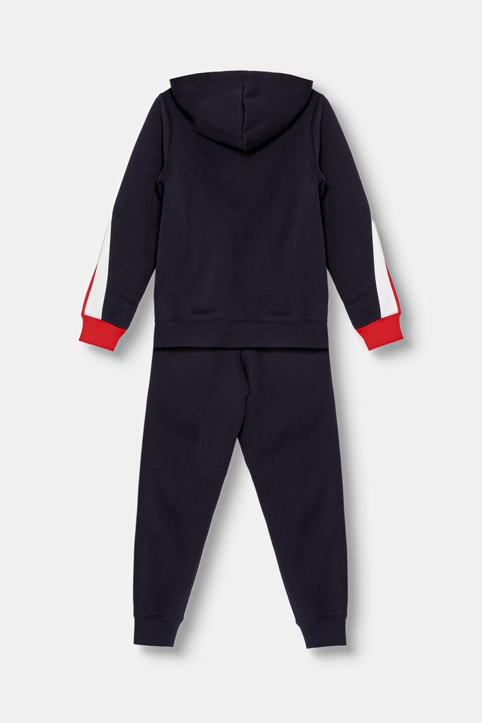 Puma dres dziecięcy z bawełną ESS BLOCK Full-Zip Sweat Suit 695219 czarny AW26