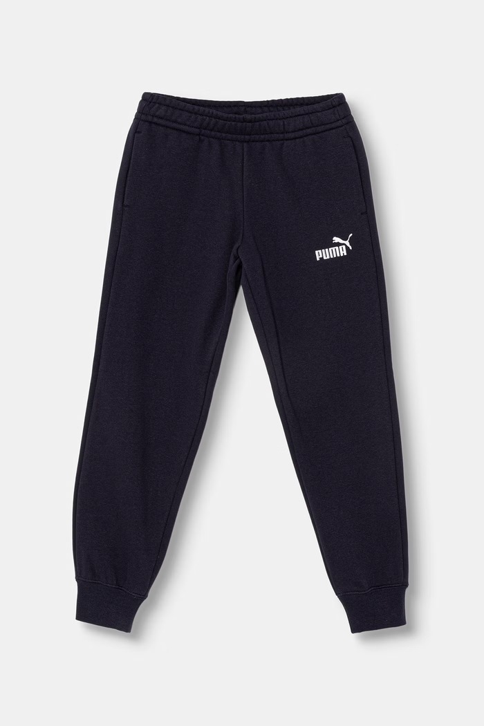 Chłopiec Puma dres dziecięcy z bawełną ESS BLOCK Full-Zip Sweat Suit 695219 czarny