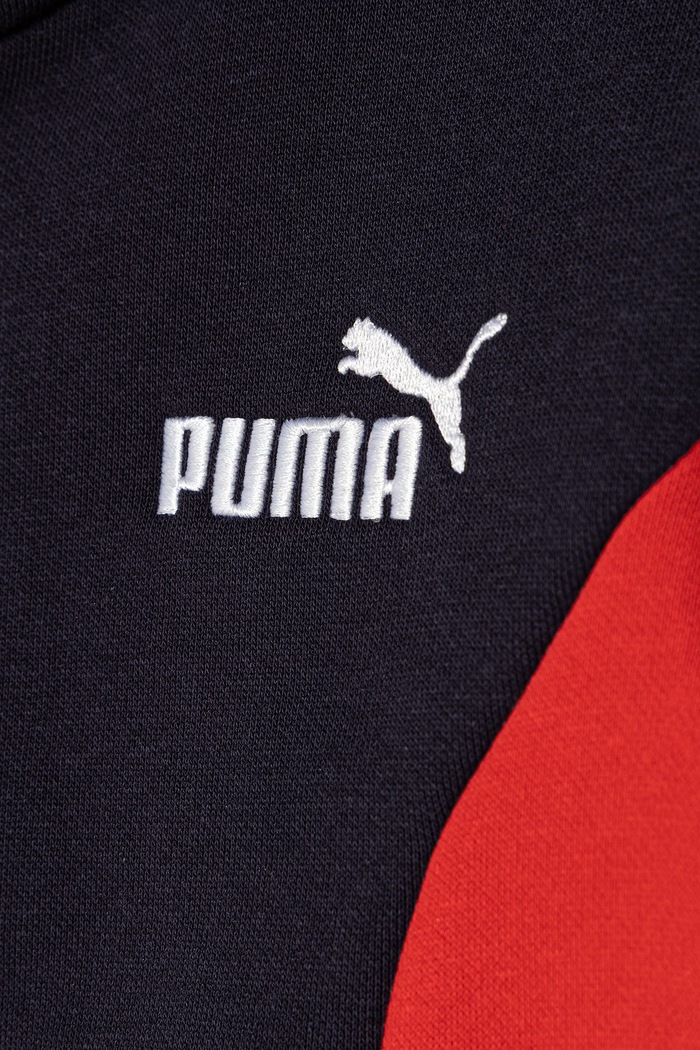 Puma dres dziecięcy z bawełną ESS BLOCK Full-Zip Sweat Suit 695219