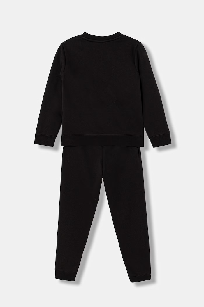 Puma dres dziecięcy z bawełną ESS No.1 Logo Crew Sweat Suit 689721.9BY2 czarny AW26