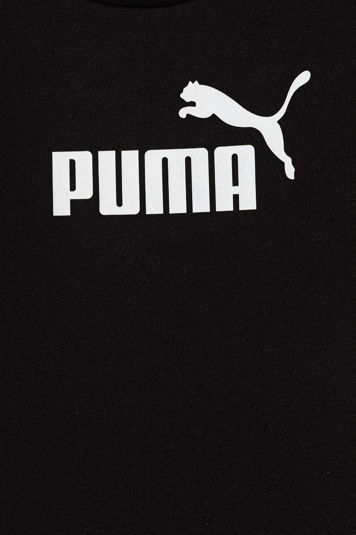 Chłopiec Puma dres dziecięcy z bawełną ESS No.1 Logo Crew Sweat Suit 689721.9BY2 czarny