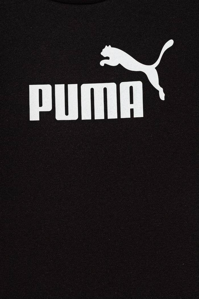Chłopiec Puma dres dziecięcy z bawełną ESS No.1 Logo Crew Sweat Suit 689721.9BY2 czarny