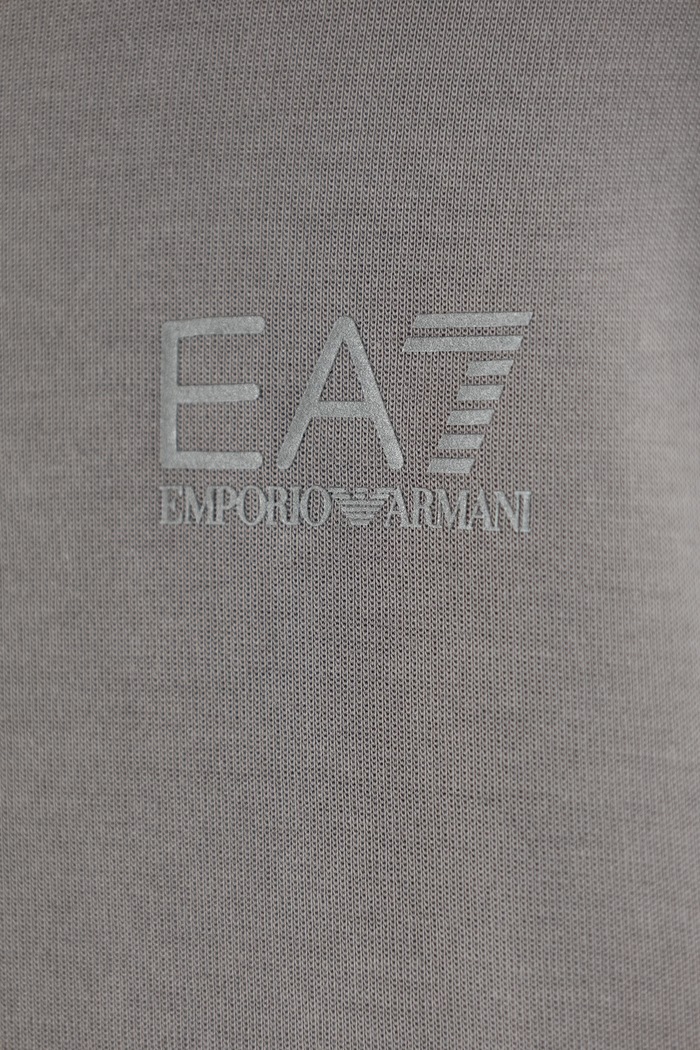 Chłopiec EA7 Emporio Armani Dres dziecięcy z bawełną 7B000408.AF12660 szary