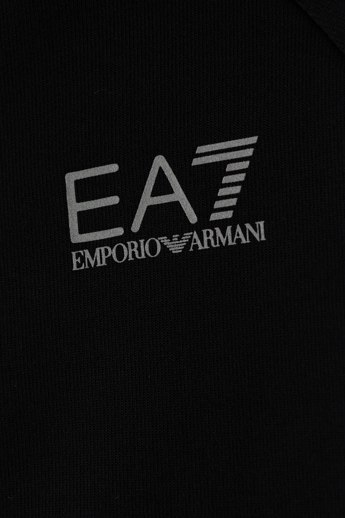 Chłopiec EA7 Emporio Armani Dres dziecięcy z bawełną 7B000408.AF12660 czarny