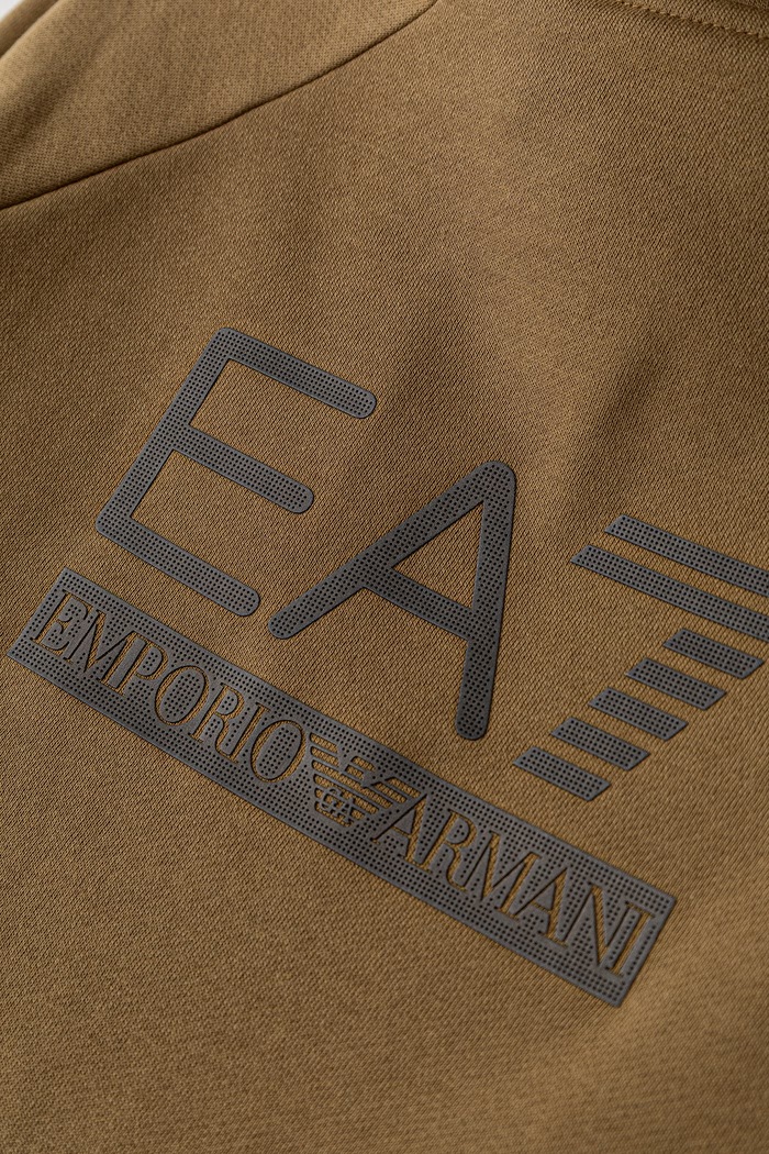 Dres dziecięcy z bawełną EA7 Emporio Armani 7B000360.AF10368 zielony