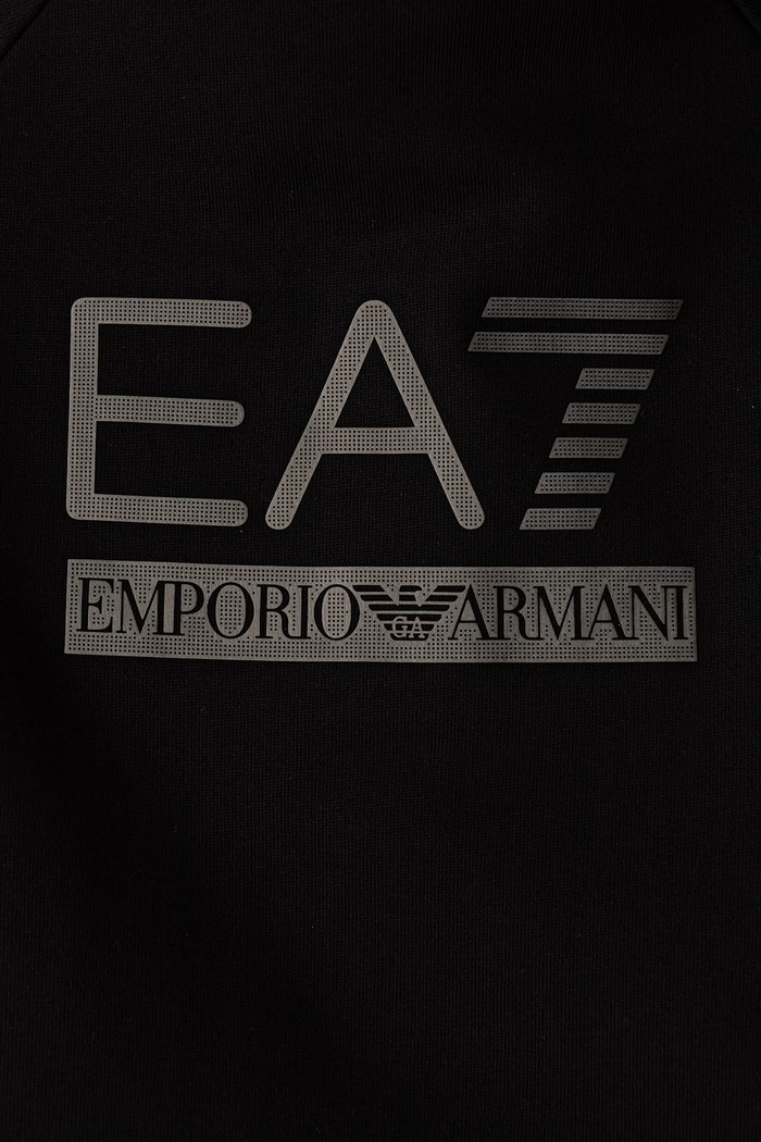Chłopiec EA7 Emporio Armani Dres dziecięcy z bawełną 7B000360.AF10368 czarny