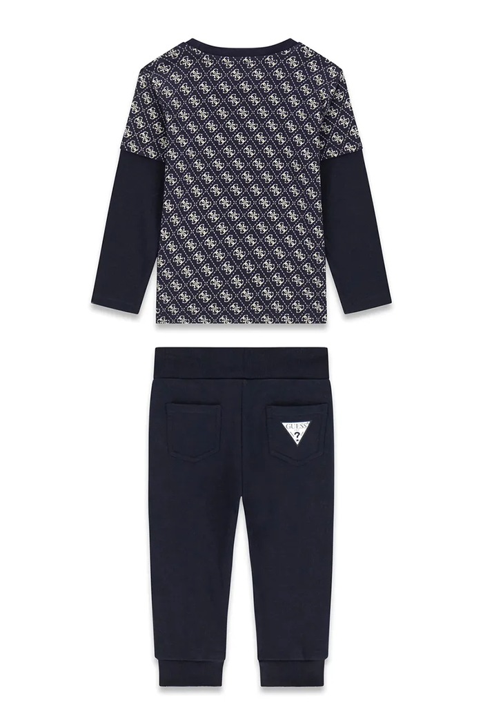 Guess komplet dziecięcy bawełniany N6YG02.K4077.9BY2 czarny AW26