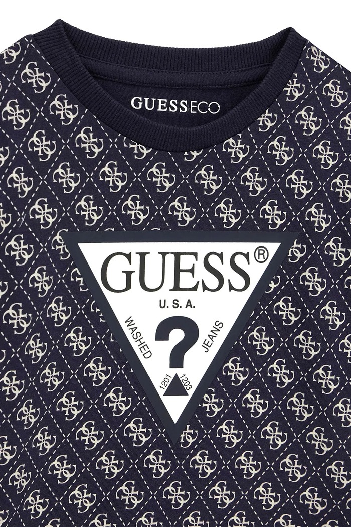Chłopiec Guess komplet dziecięcy bawełniany N6YG02.K4077.9BY2 czarny