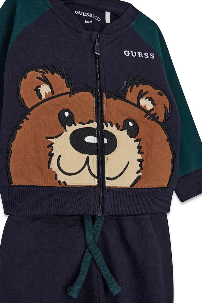 Chłopiec Guess dres dziecięcy bawełniany I6YG09.K4032.9BY2 czarny