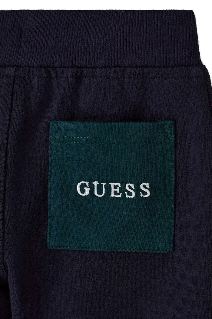 Guess dres dziecięcy bawełniany czarny I6YG09.K4032.9BY2