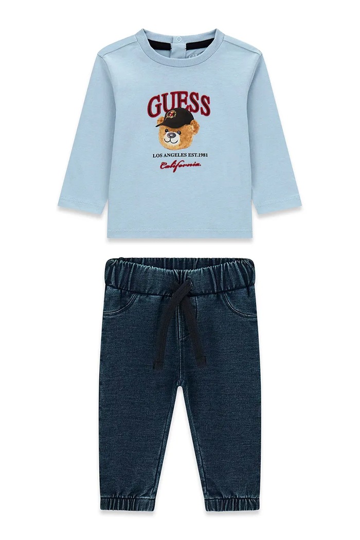 Guess komplet codzienny dziecięcy niebieski I6YG07.K4014.9BY2