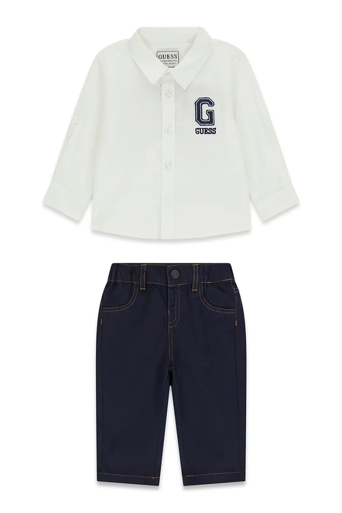Guess komplet dziecięcy bawełniany biały I6YG03.W2679.9BY2