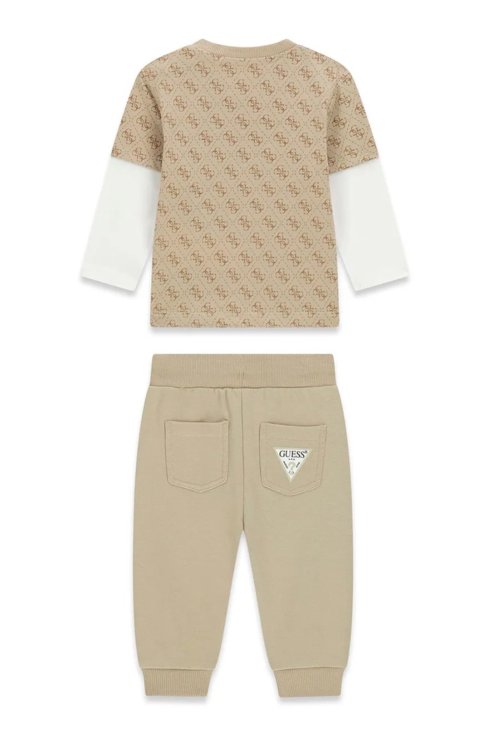Guess každodenní set dětský bavlněný I6YG01.K3964.9BY2 béžová AW26