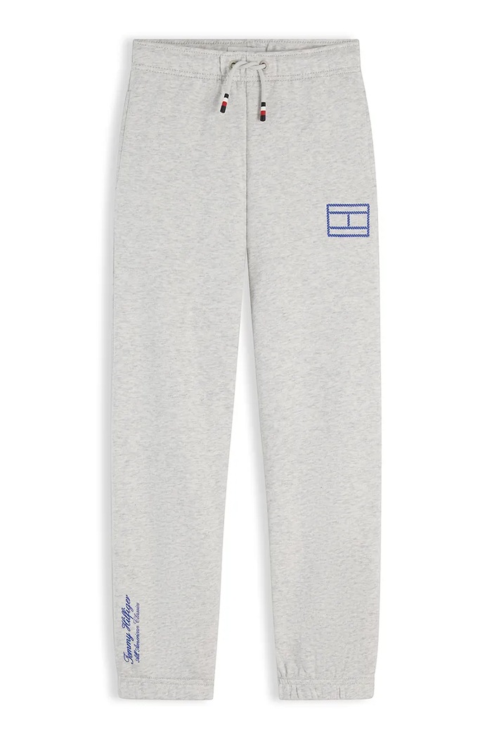Tommy Hilfiger спортен панталон за деца от памук KB0KB10498.128.176.9BY2 сив AW26