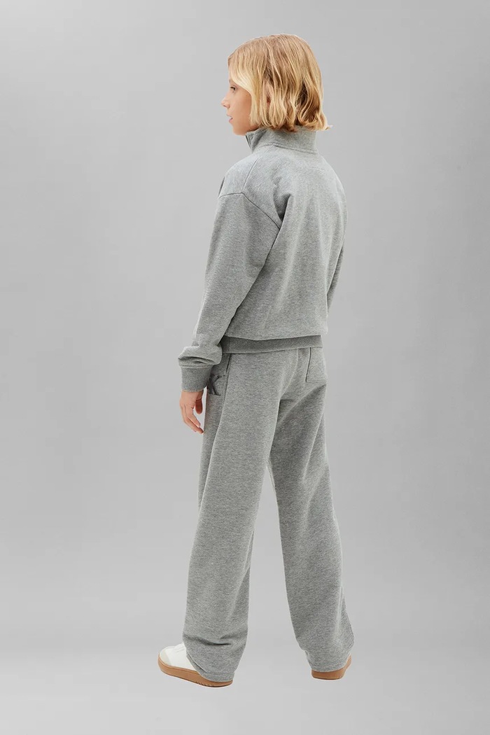 Calvin Klein Jeans spodnie dresowe dziecięce z bawełną szary LVCKTJC43B.104.122.9BY2
