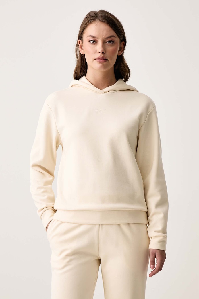 Komplet dresowy damski EA7 Emporio Armani AF10443.7W001949 beżowy