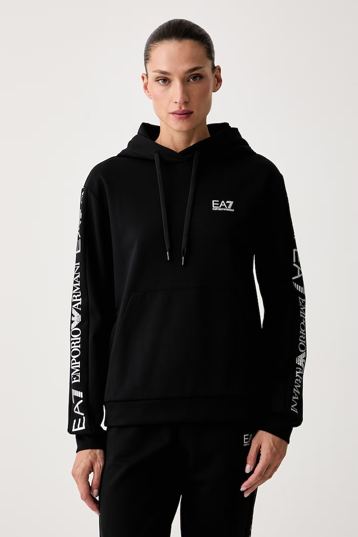 EA7 Emporio Armani komplet dresowy damski czarny AF18880.7W000789