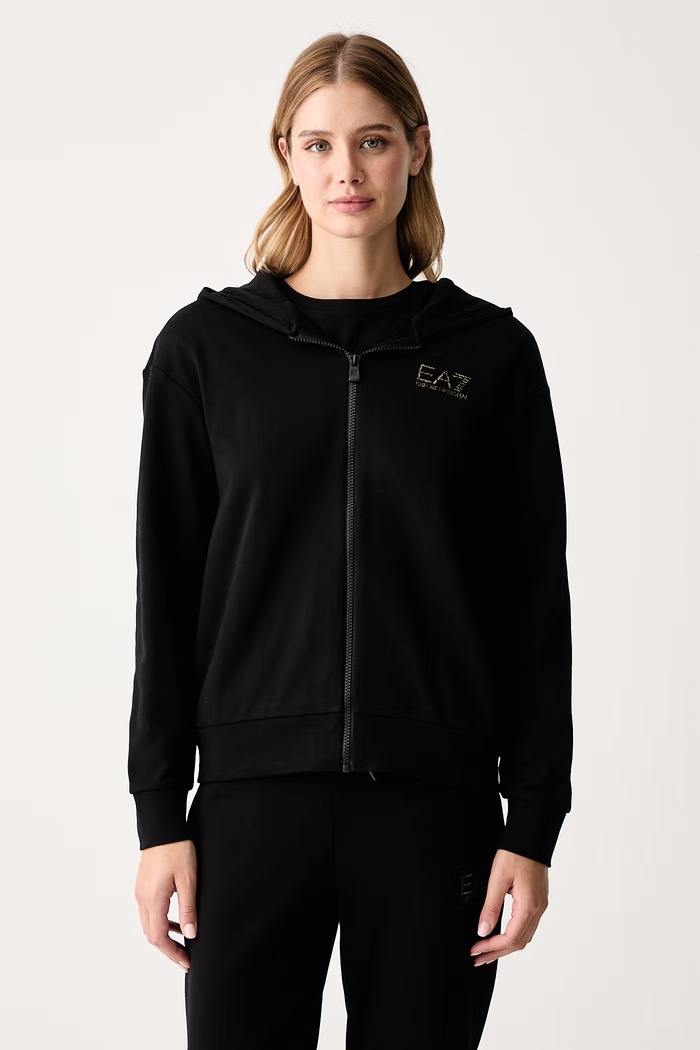 Odzież EA7 Emporio Armani Dres damski z bawełną AF12473.7W001369 czarny