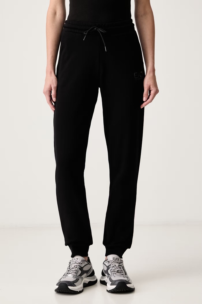 Odzież EA7 Emporio Armani dres damski z bawełną AF12473.7W001369 czarny
