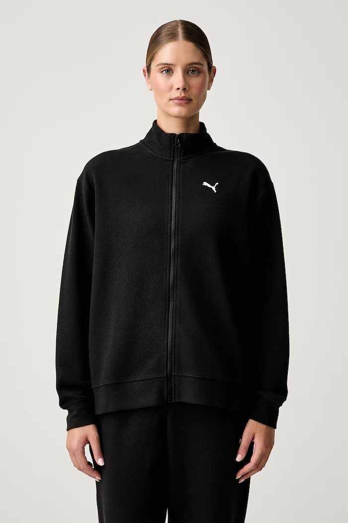 Puma komplet dresowy męski z bawełną 694001 czarny AW26