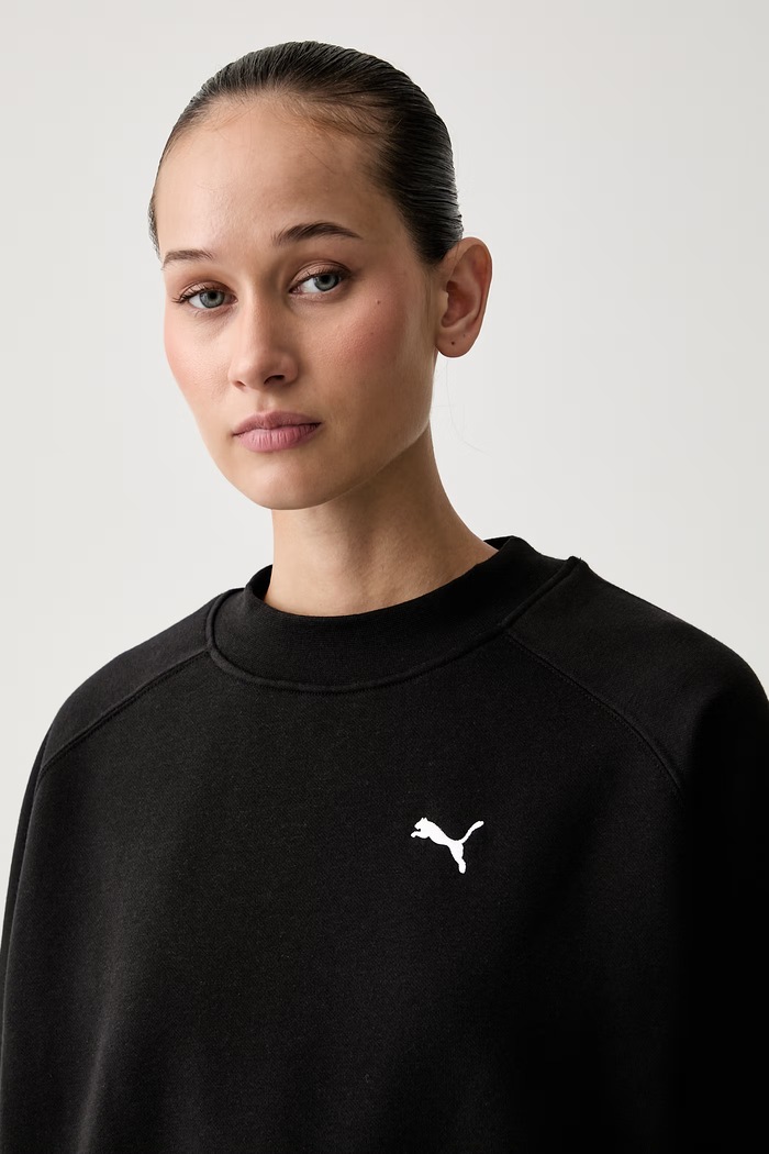 Puma komplet dresowy damski z bawełną 693995 czarny