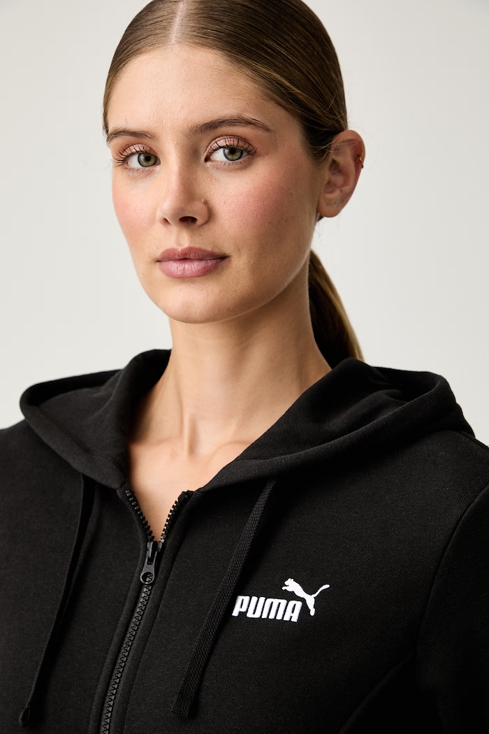 Puma komplet dresowy damski z bawełną 693993 czarny