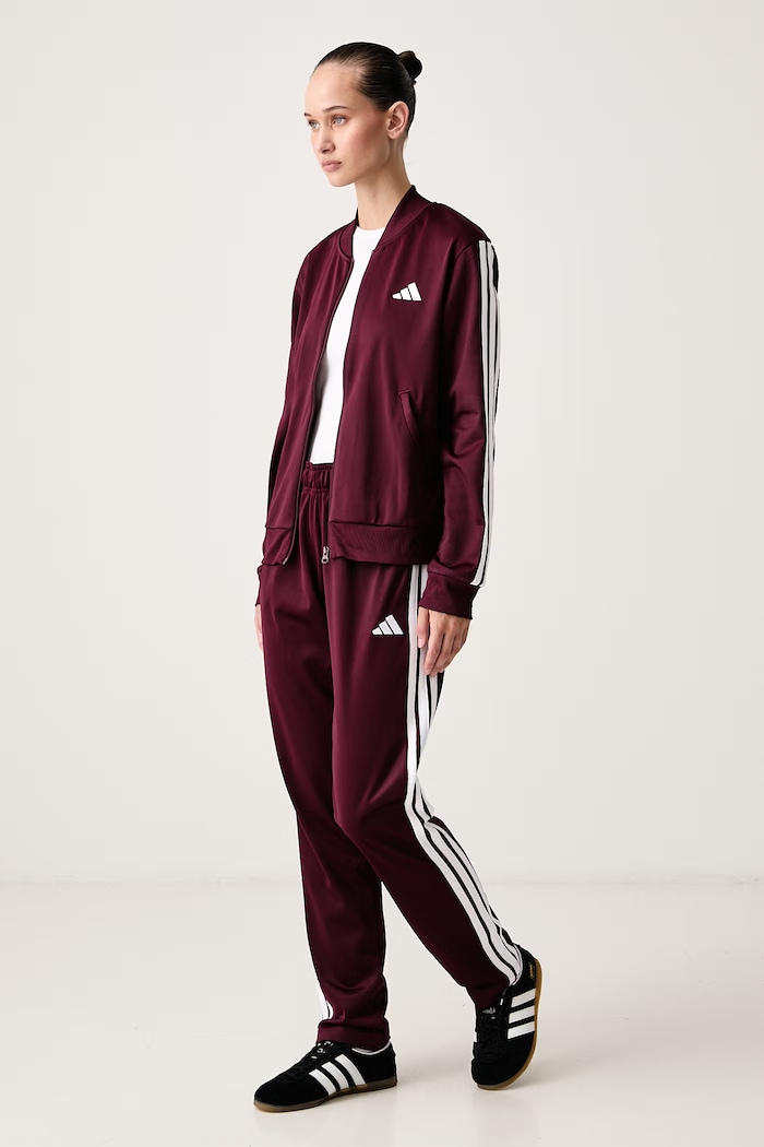 Σετ φόρμας γυναικείο Essentials adidas μπορντό KT0512