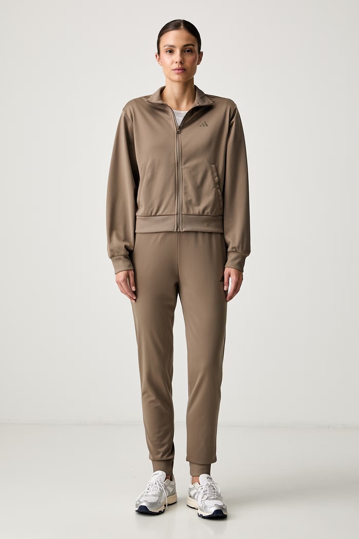 adidas trenirka ženska Essentials Feelcozy rjava KQ7579
