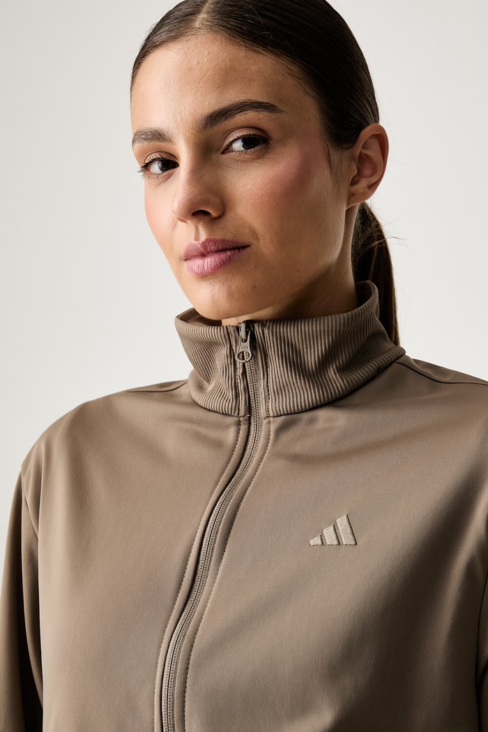adidas trenirka ženska Essentials Feelcozy rjava KQ7579