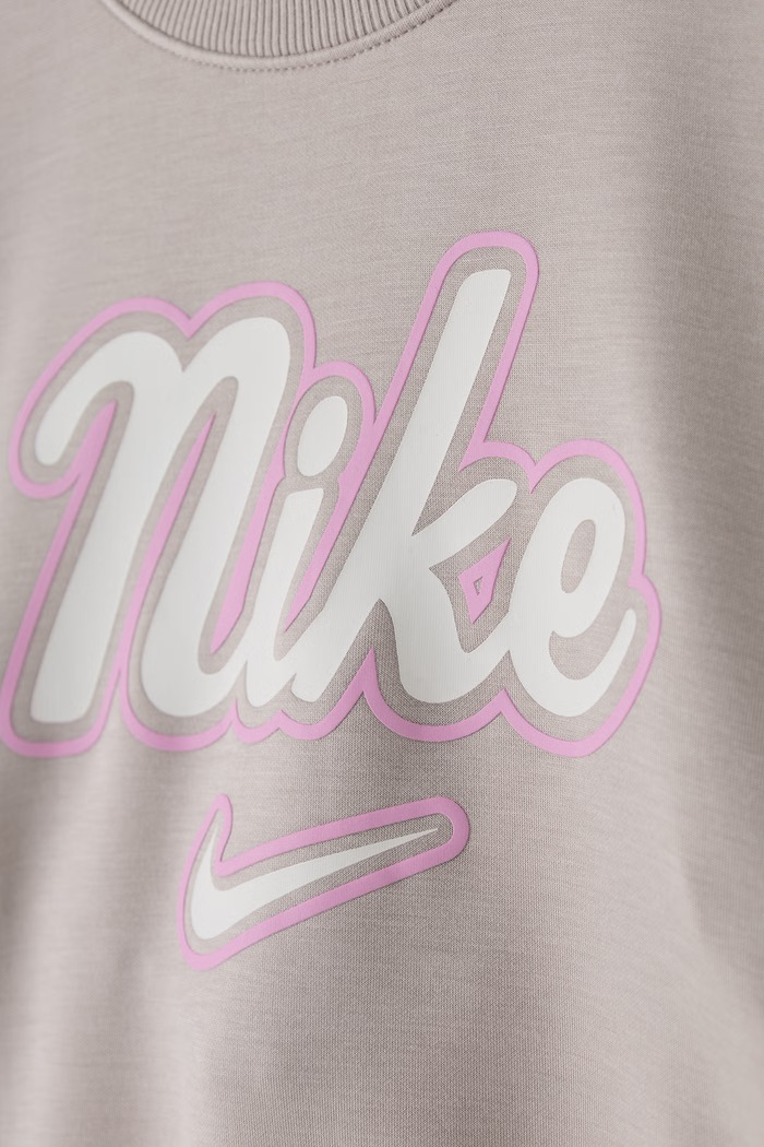 Dziewczynka Nike Komplet dresowy dziecięcy 36P215 beżowy