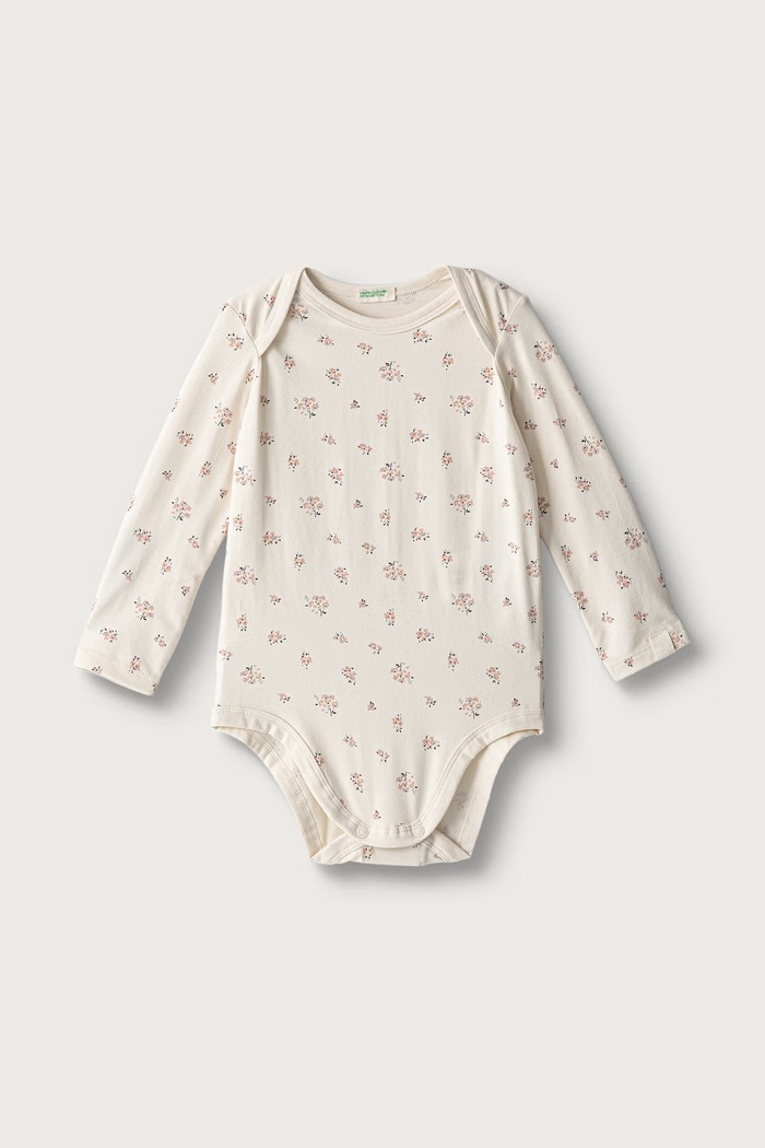 United Colors of Benetton Komplet codzienny niemowlęcy bawełniany z elastanem 3UMRAK01X.G.W.Seasonal różowy AW26