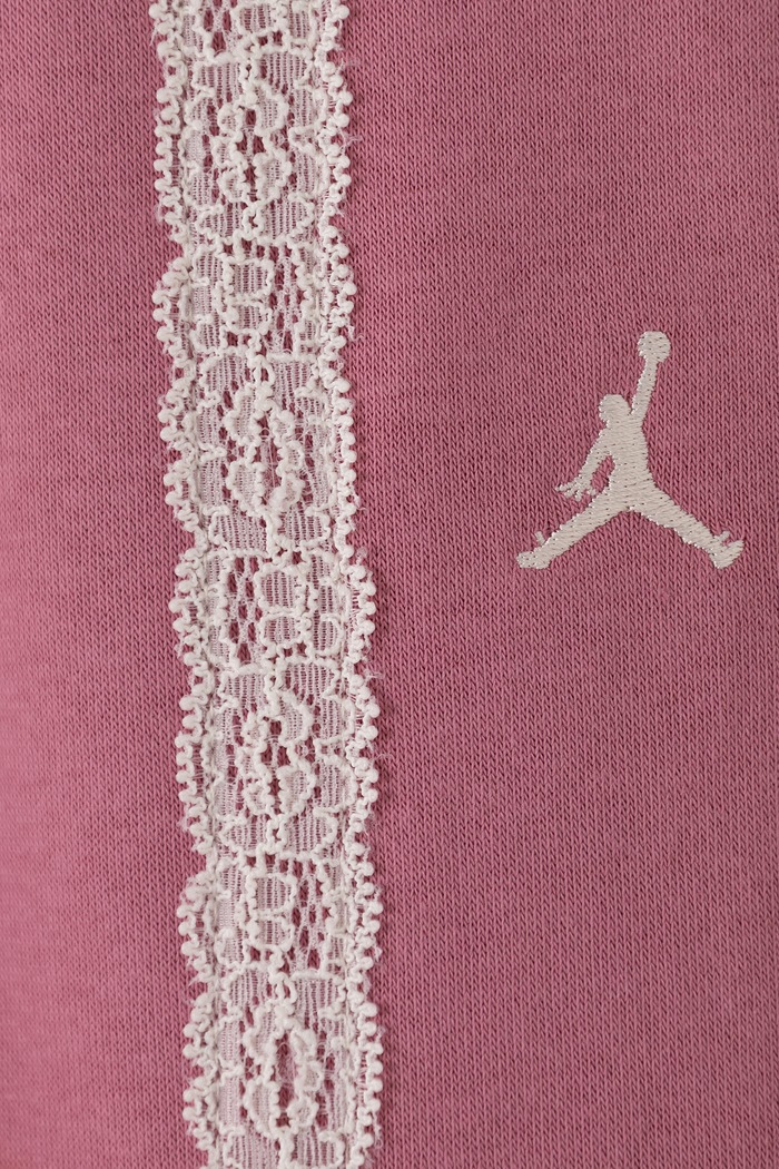Komplet dresowy dziecięcy z bawełną Jordan 35G258 różowy