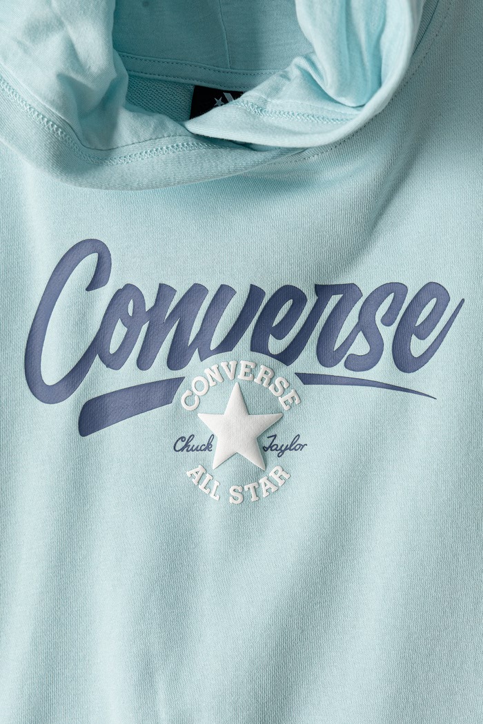Komplet dresowy dziecięcy z bawełną Converse 4CJ062 niebieski
