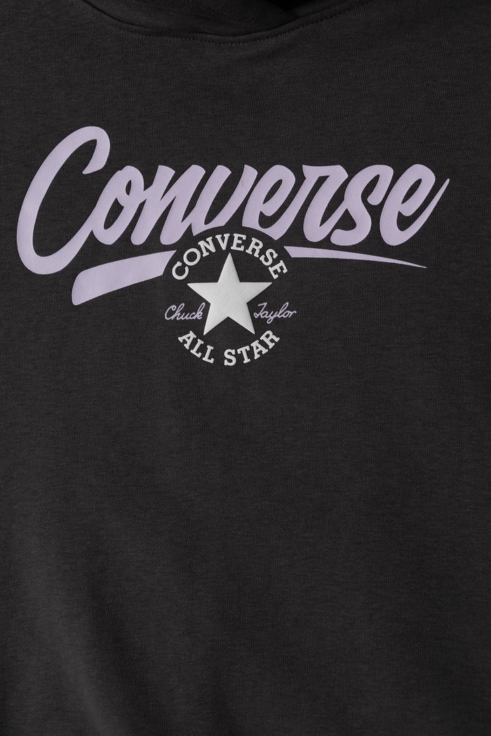 Komplet dresowy dziecięcy z bawełną Converse szary 4CJ062