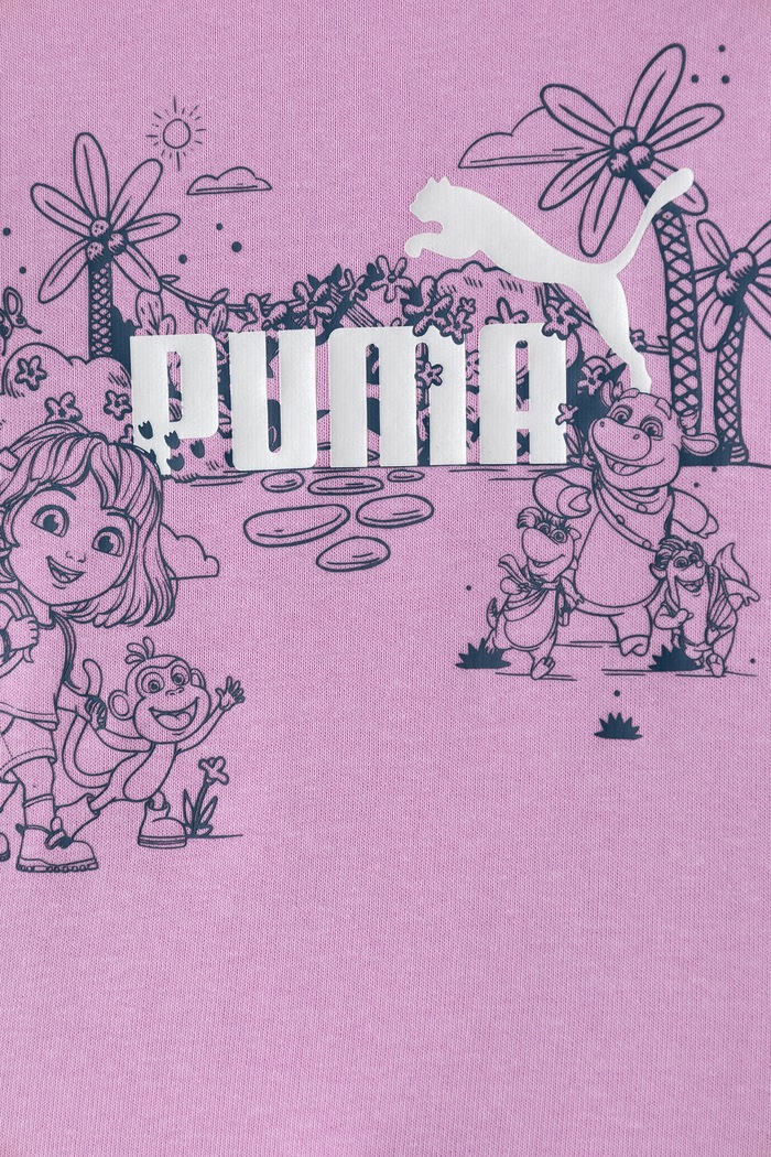 Dziewczynka Puma Dres dziecięcy z bawełną PUMA X DORA MINICATS Set 637622 różowy
