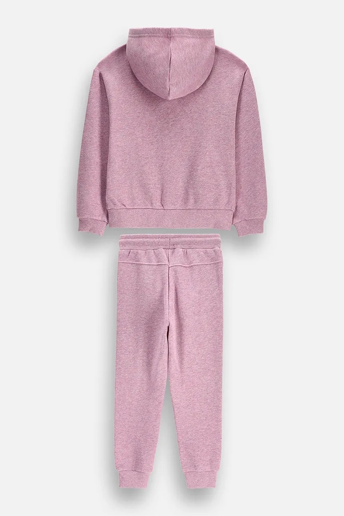 Coccodrillo Komplet dresowy dziecięcy z bawełną ZC6117301HGK fioletowy AW26
