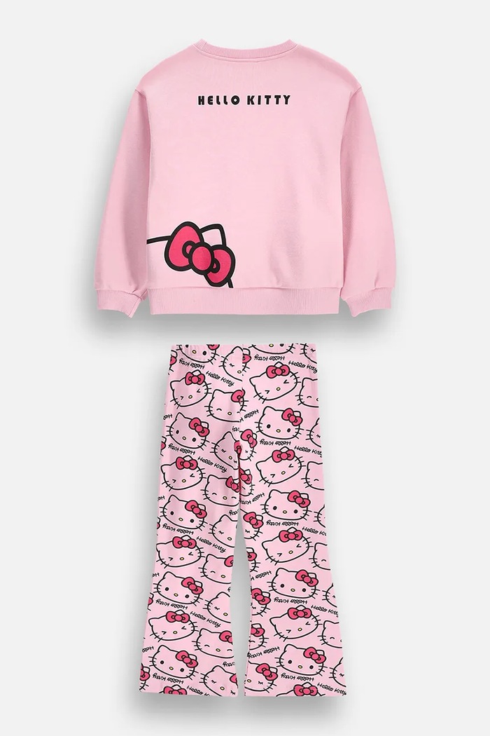 Coccodrillo každodenní set dětský s bavlnou ZC6117301LGD růžová AW26