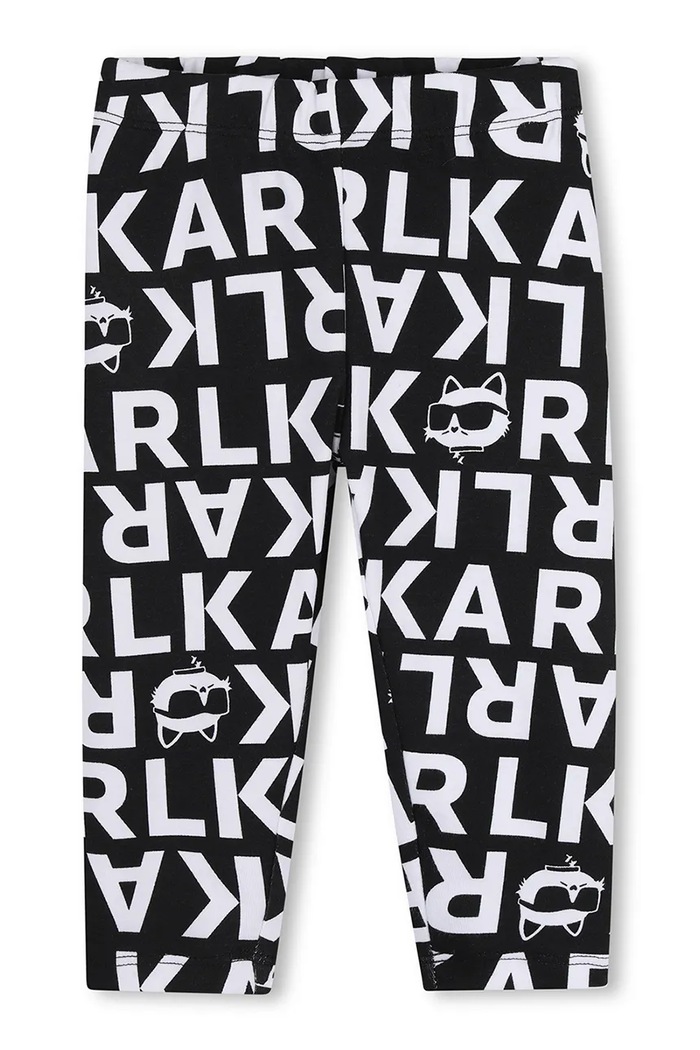 Спортен комплект анцуг за бебе с памук Karl Lagerfeld злато Z31295.86.108