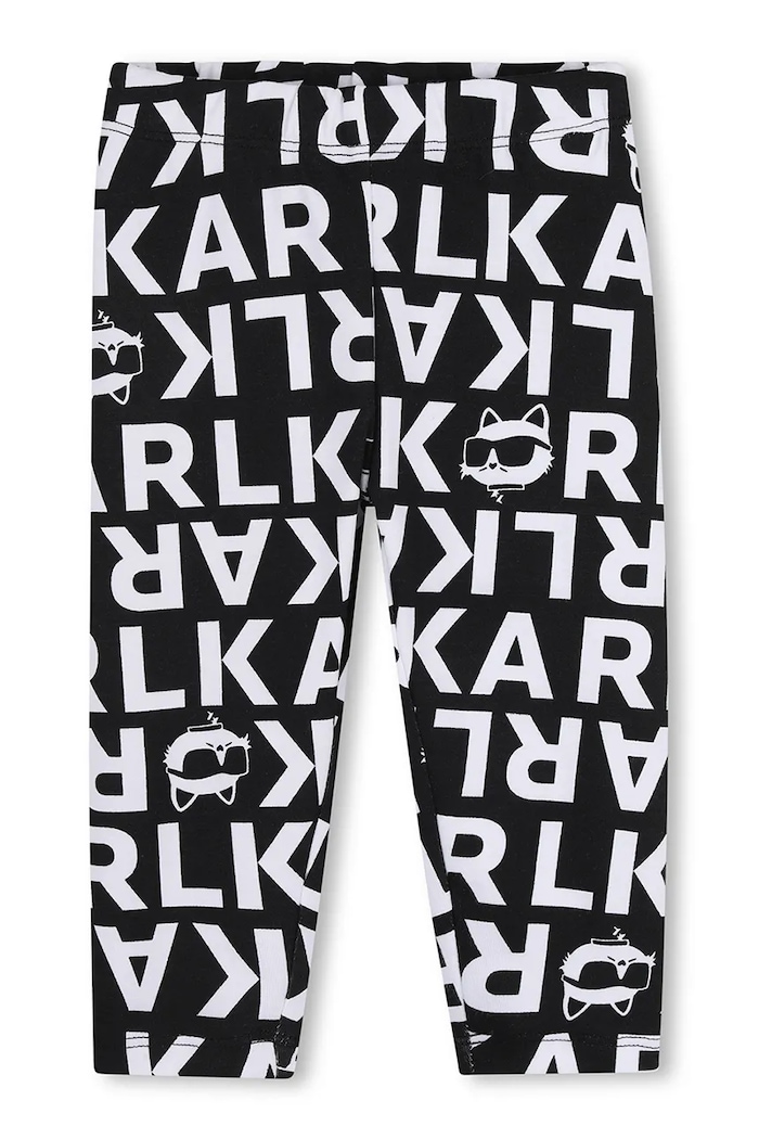 Спортен комплект анцуг за бебе с памук Karl Lagerfeld злато Z31295.86.108