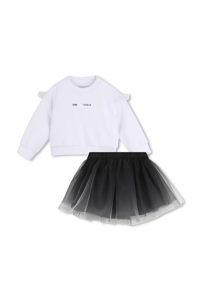 Karl Lagerfeld Ежедневен комплект за деца бял Z31294.86.108