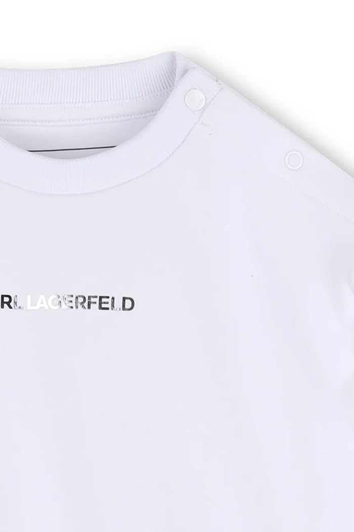 Ежедневен комплект за деца Karl Lagerfeld Z31294.86.108 бял